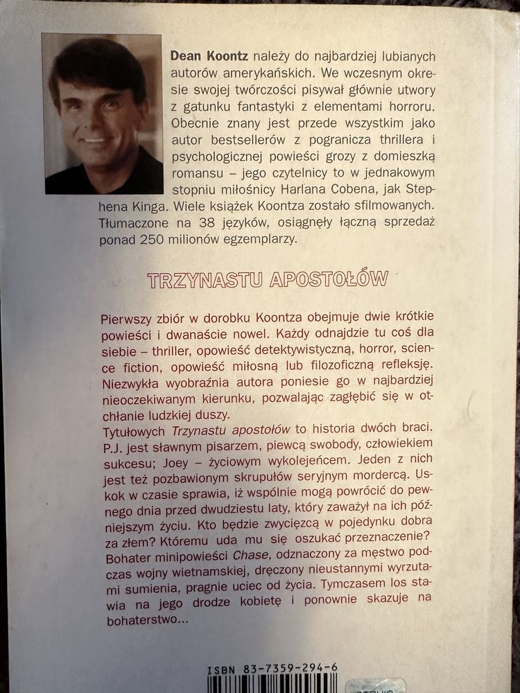 Trzynastu apostołów. Dean Koontz.