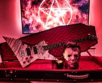 ESP LTD EX-104 Custom Belial Blood Explorer EMG gitara basowa