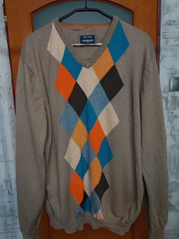 Jan Paulsen sweter z wełną Merynosa roz XL