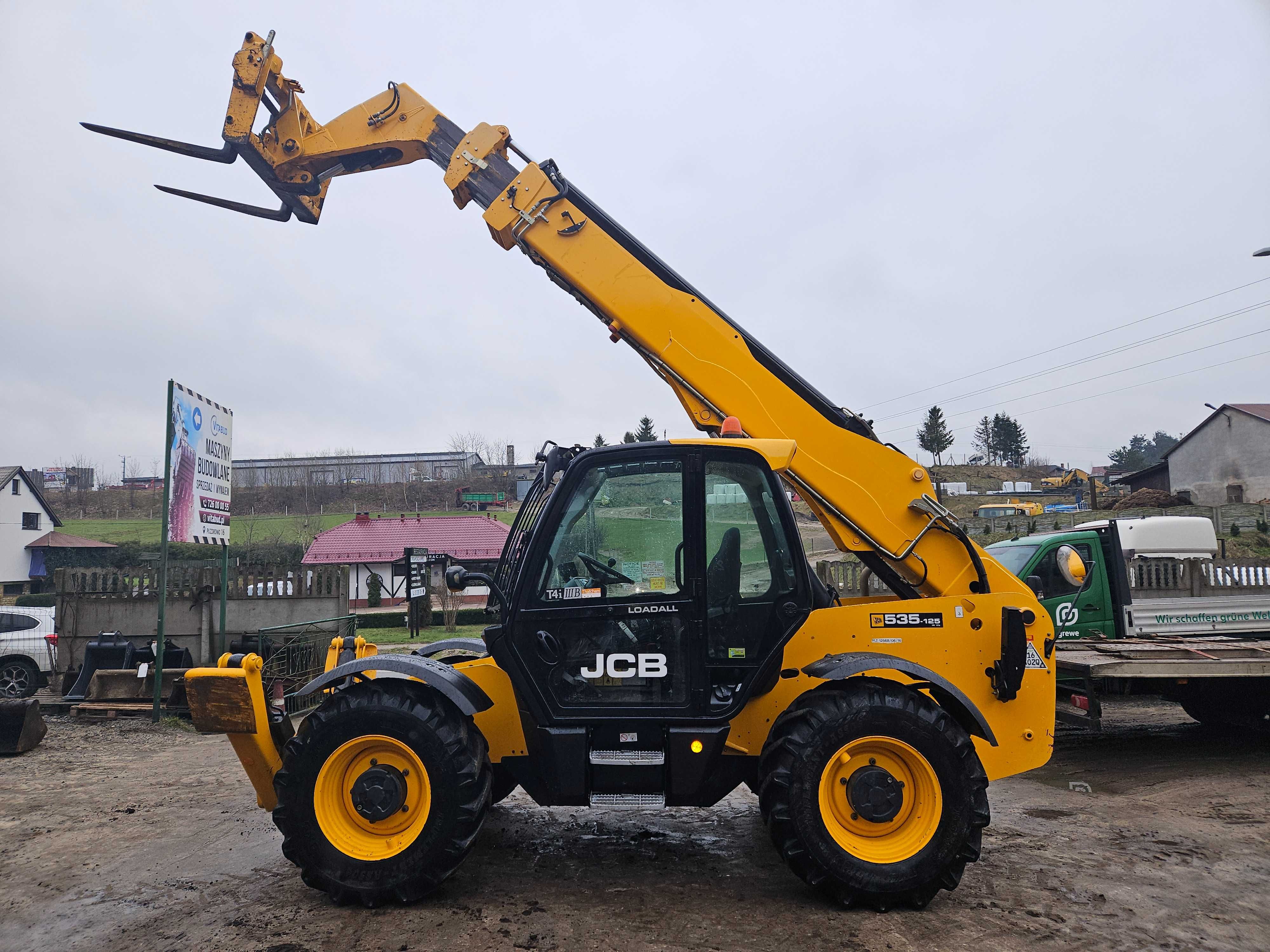 Ładowarka teleskopowa jcb 535-125. Klima 3800mth