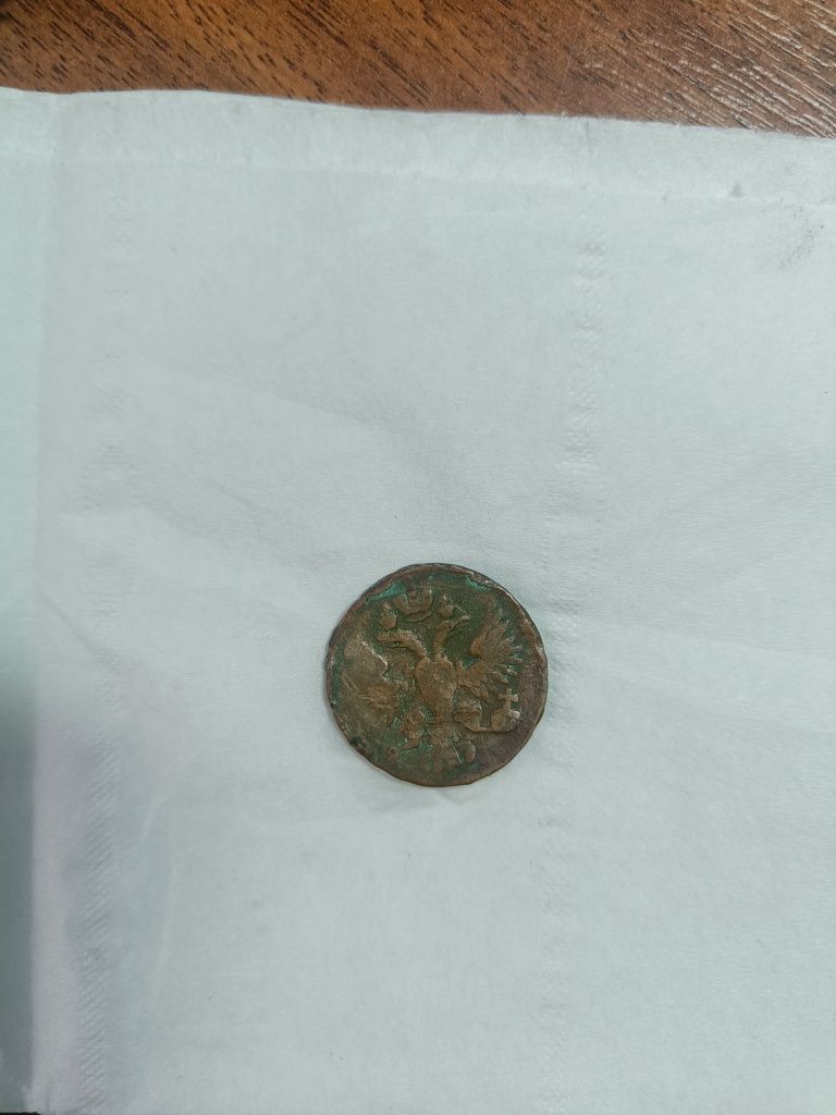 Монета Деньга 1751 год