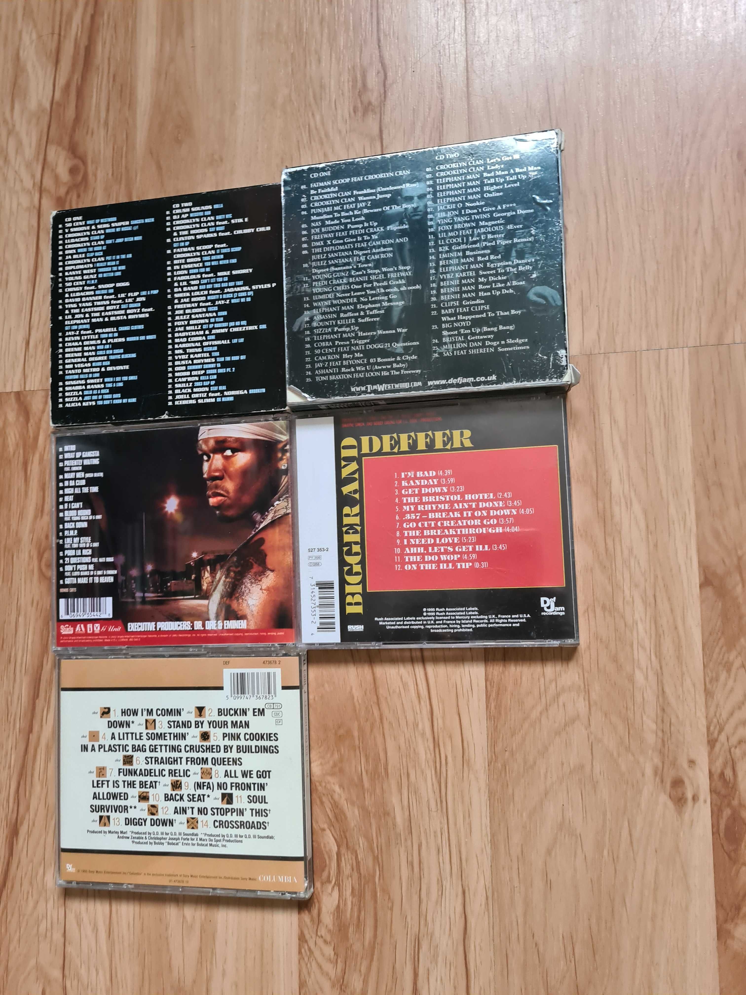 Mega rap zestaw Ol dirty bastard dmx terror squad ll cool j 2pac  7 cd