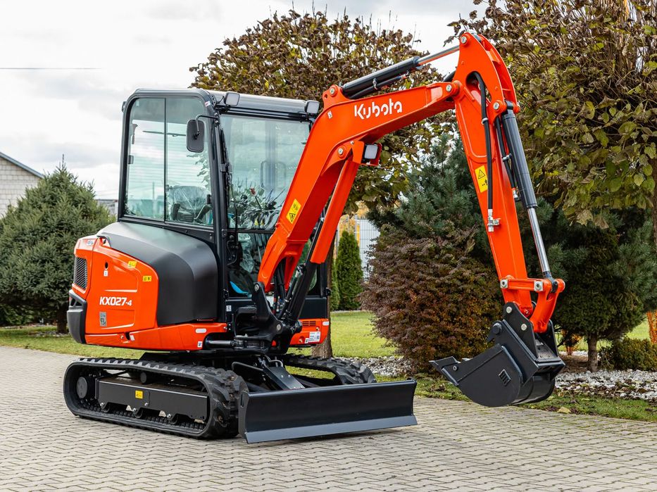 Kubota KX027-4 GL  Minikoparka DEMO 2,7t. 4-cylindrowy silnik | Autoryzowany Diler Kubota