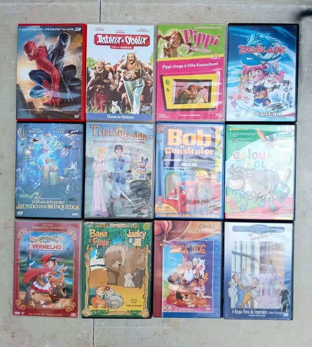 DVDs de Banda desenhada c/ garantia