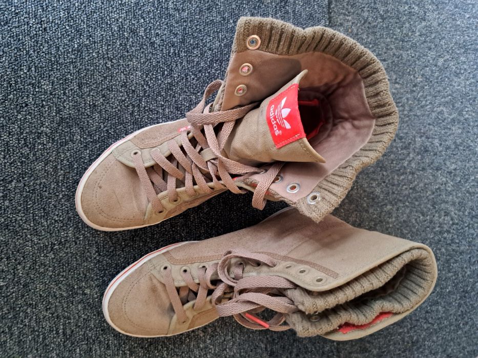 Buty damskie trampki wysokie