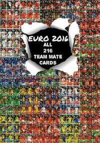 zestaw 216 kart panini euro 2016 team mate dynamo key player goal