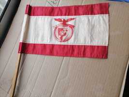 BENFICA Bandeira Final de 1962 REAL MADRID Amesterdão c/35x21 cm