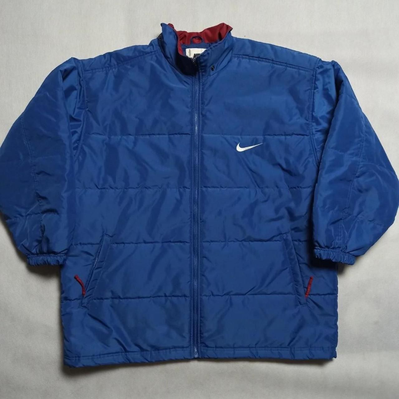 Nike vintage spellout jacket 90s kurtka lekka bomberka wiosenna