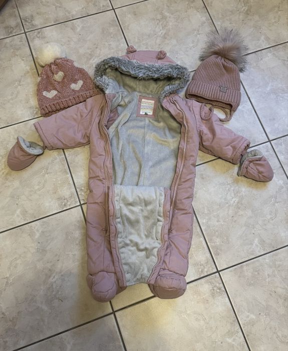 Комплект комбинезон 6-9 міс+ шапка