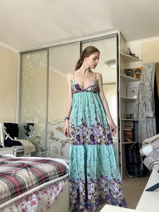 Довгий літній сарафан