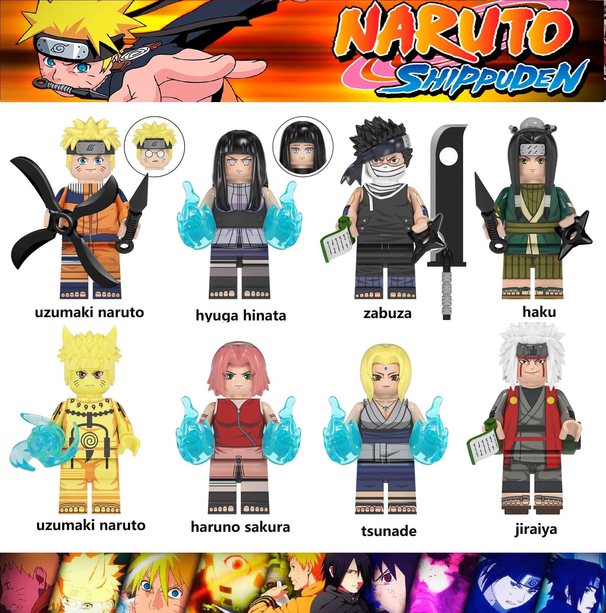 Bonecos minifiguras Naruto nº8 (compatíveis com Lego)