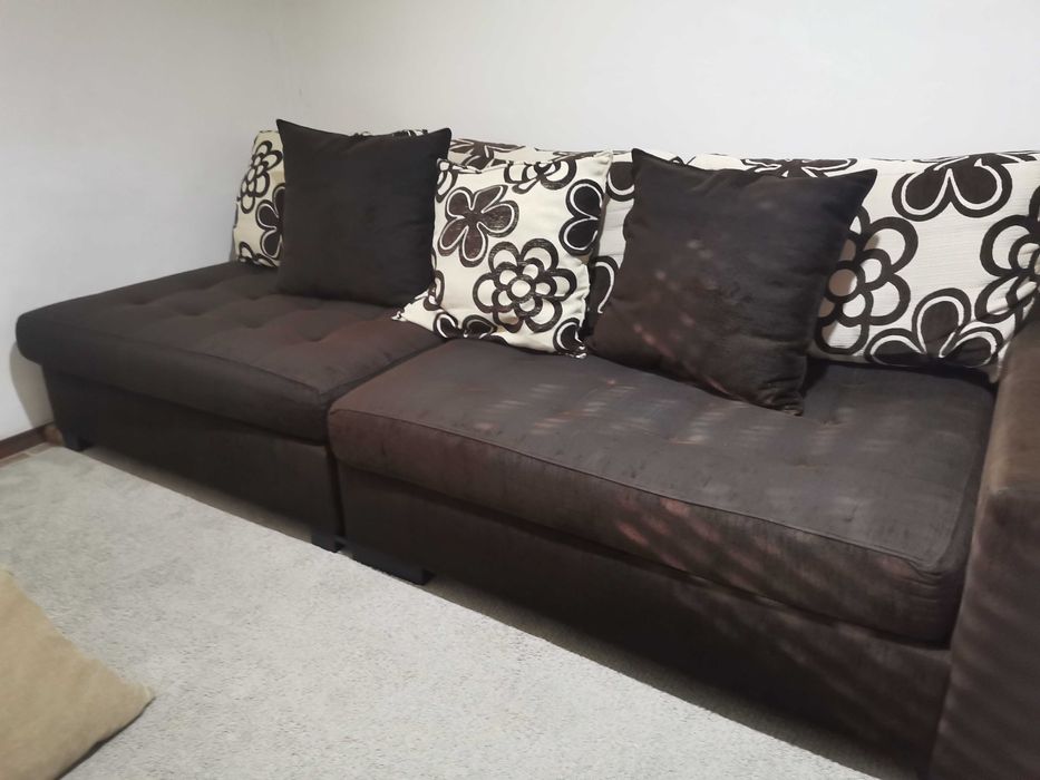 Vendo sofá com chaise longue