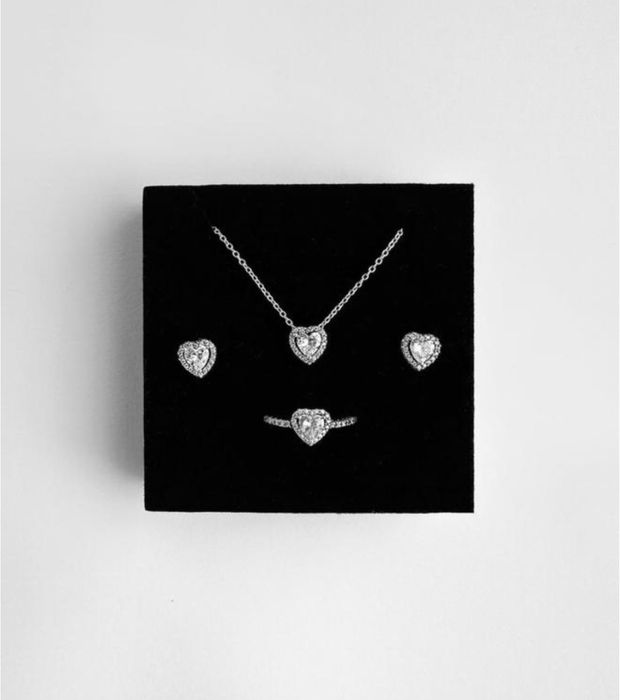 Pandora набір комплект сережки кульчики каблучка перстень підвіска