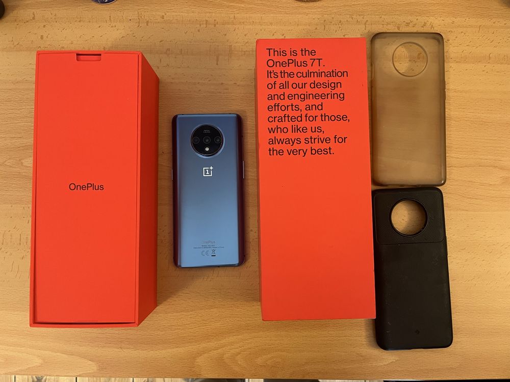 OnePlus 7T 128gb - Azul (usado)