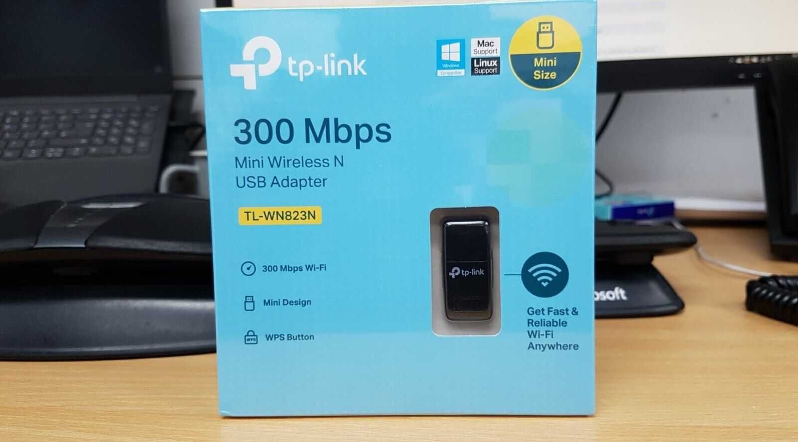 Adaptador USB TP-Link TL-WN823N 300Mbps Mini Wireless N