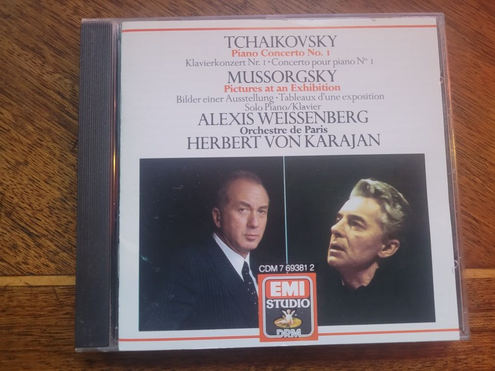 CD Tchaikowsky/Mussorgsky/Karajan/Weissenberg 1988 EMI