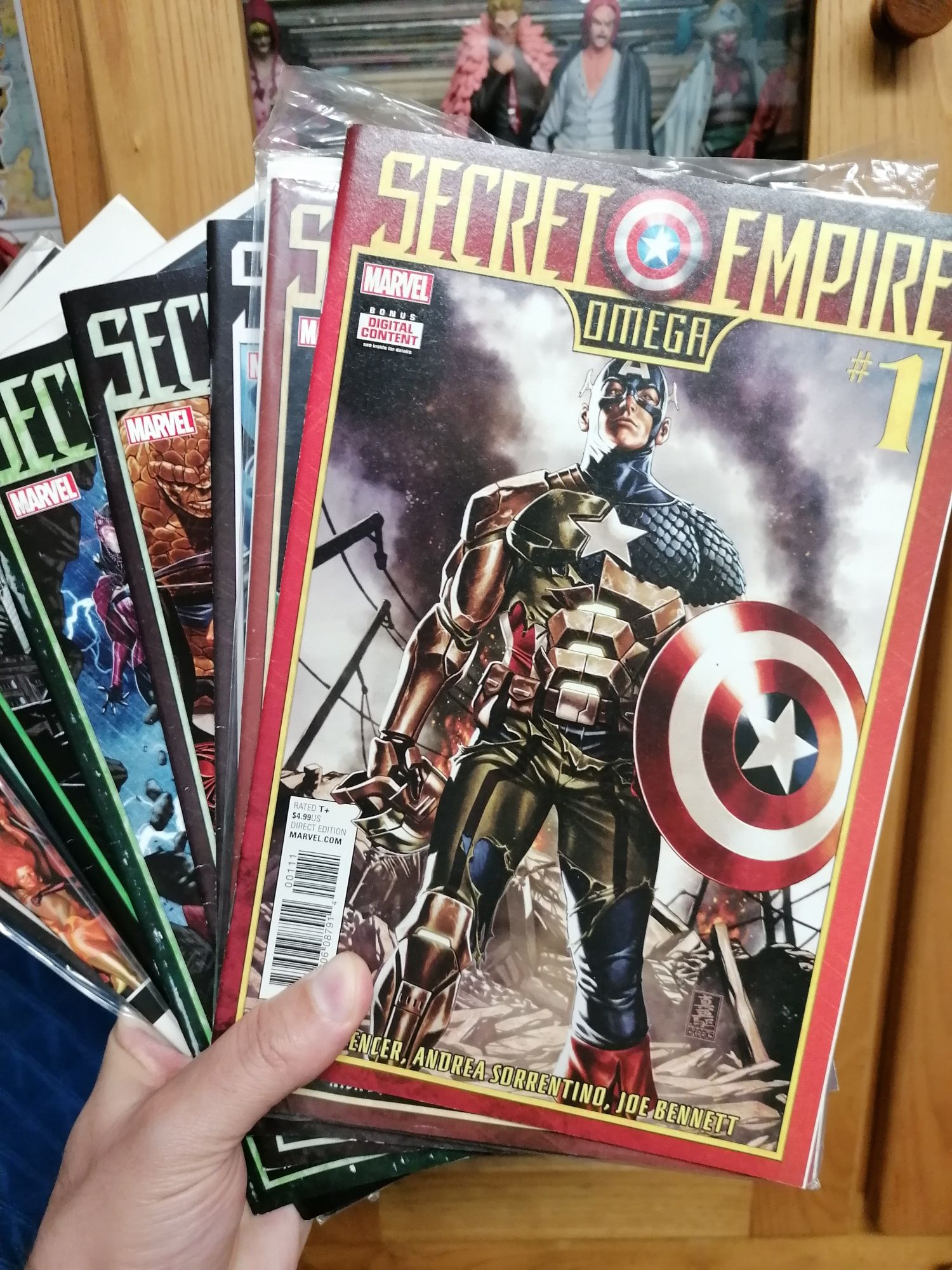 Lote Secret Empire Captain America Comics