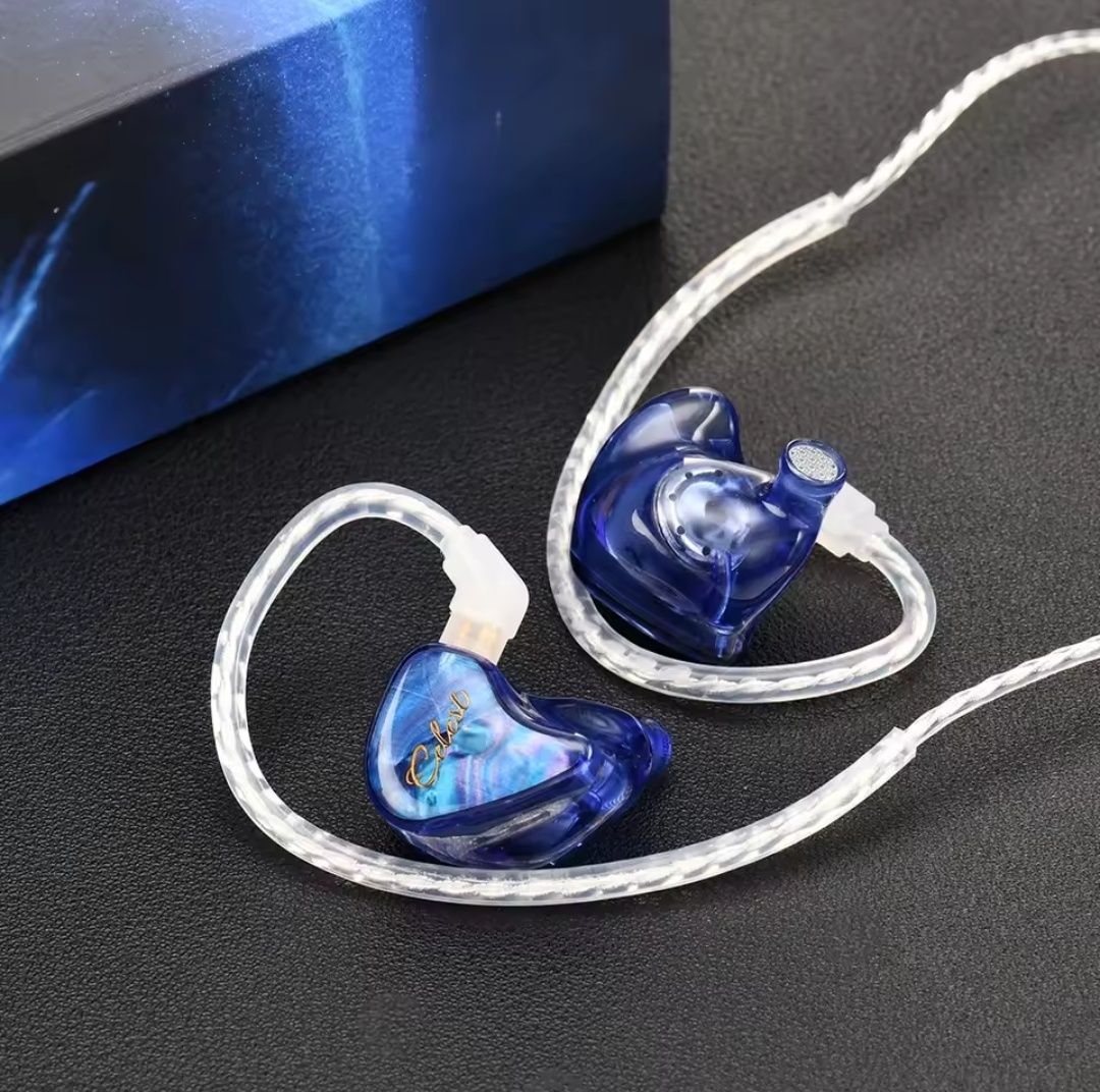 Kinera Celest Wyvern Qing słuchawki IEM niebieskie/zielone Nowe folia