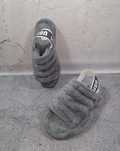 Тапки Ugg Fluff Yeah Slide пушистые босоножки сандали Tazz женские