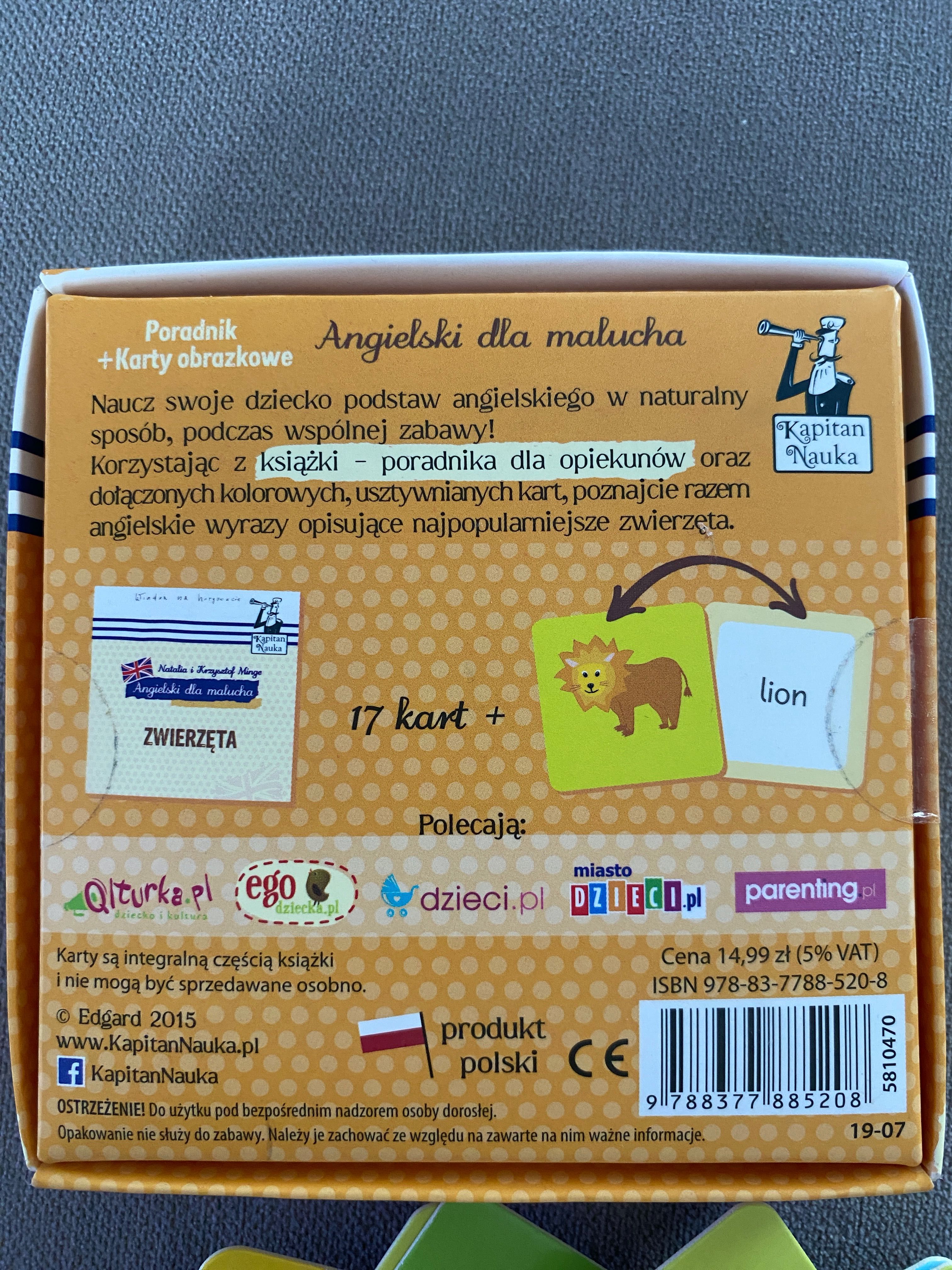 Angielski dla malucha - zwierzęta
