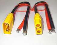Изготовление ОПТ Коннекторы XT-90 XT60 Male Female  кабель 12AWG 10AWG
