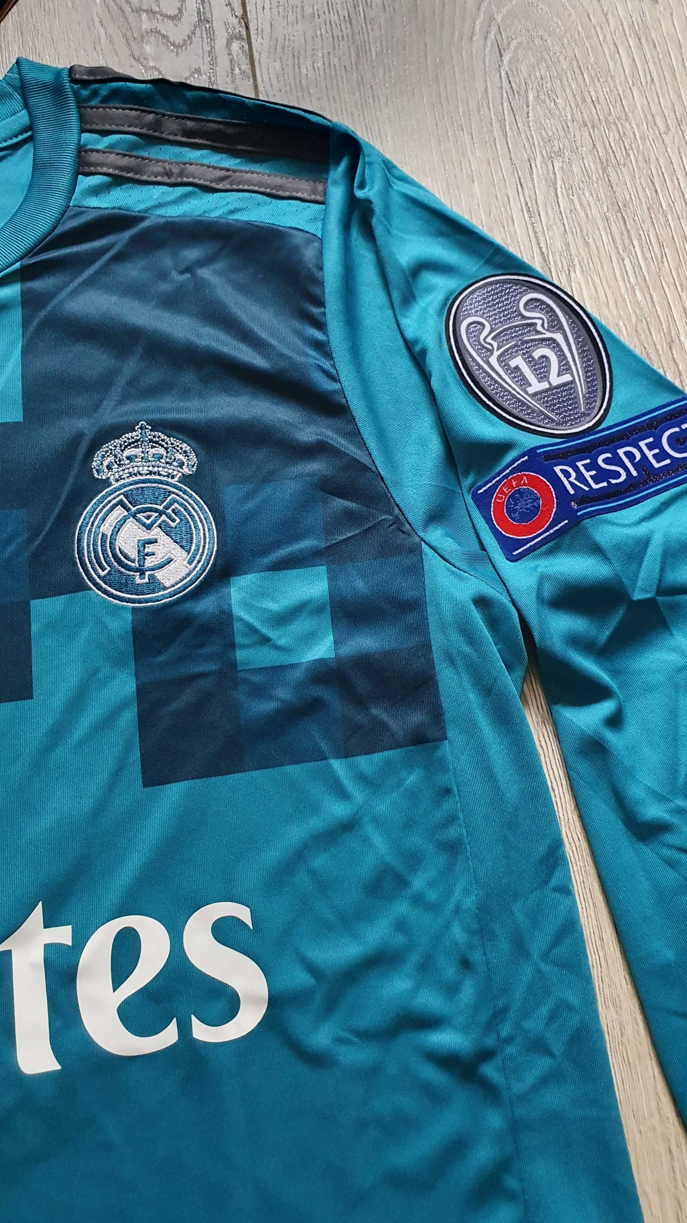 Koszulka Real Madryt 2017/18, Ronaldo 7, M, L  Długi Rękaw