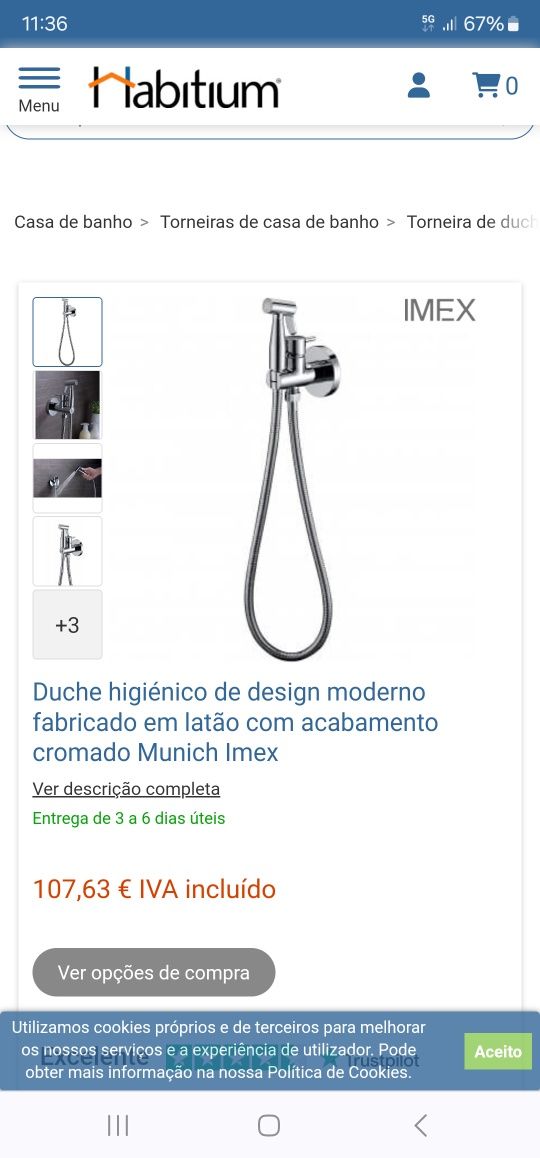 Ducheta/Kit Higiénico Imex