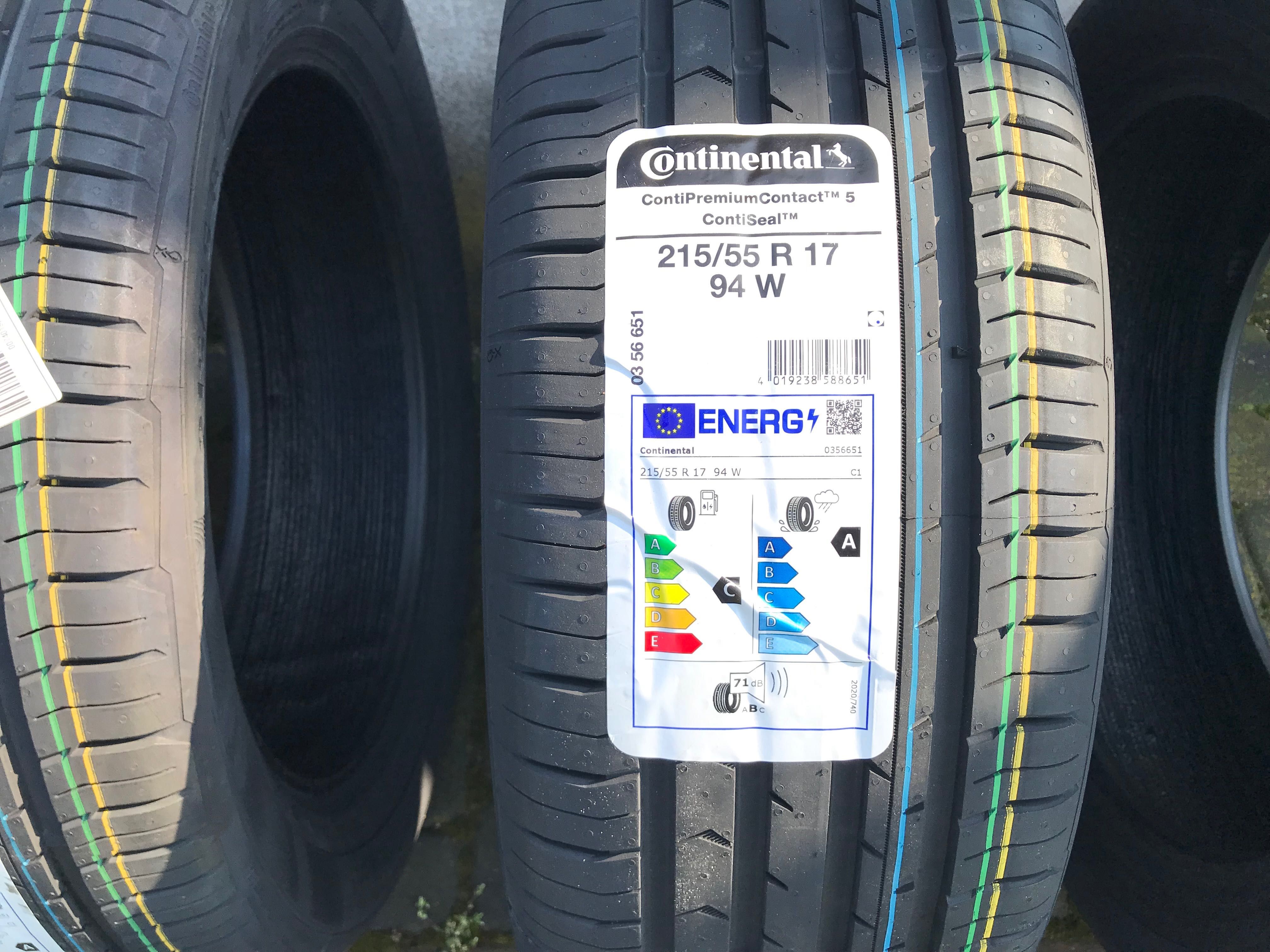 Nowe opony letnie Continental 215/55/17 94W