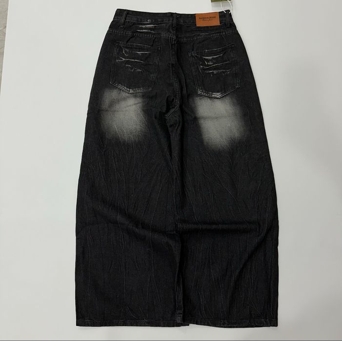 Baggy opium black washed jeans stussy jaded дуже широкі чорні джинси