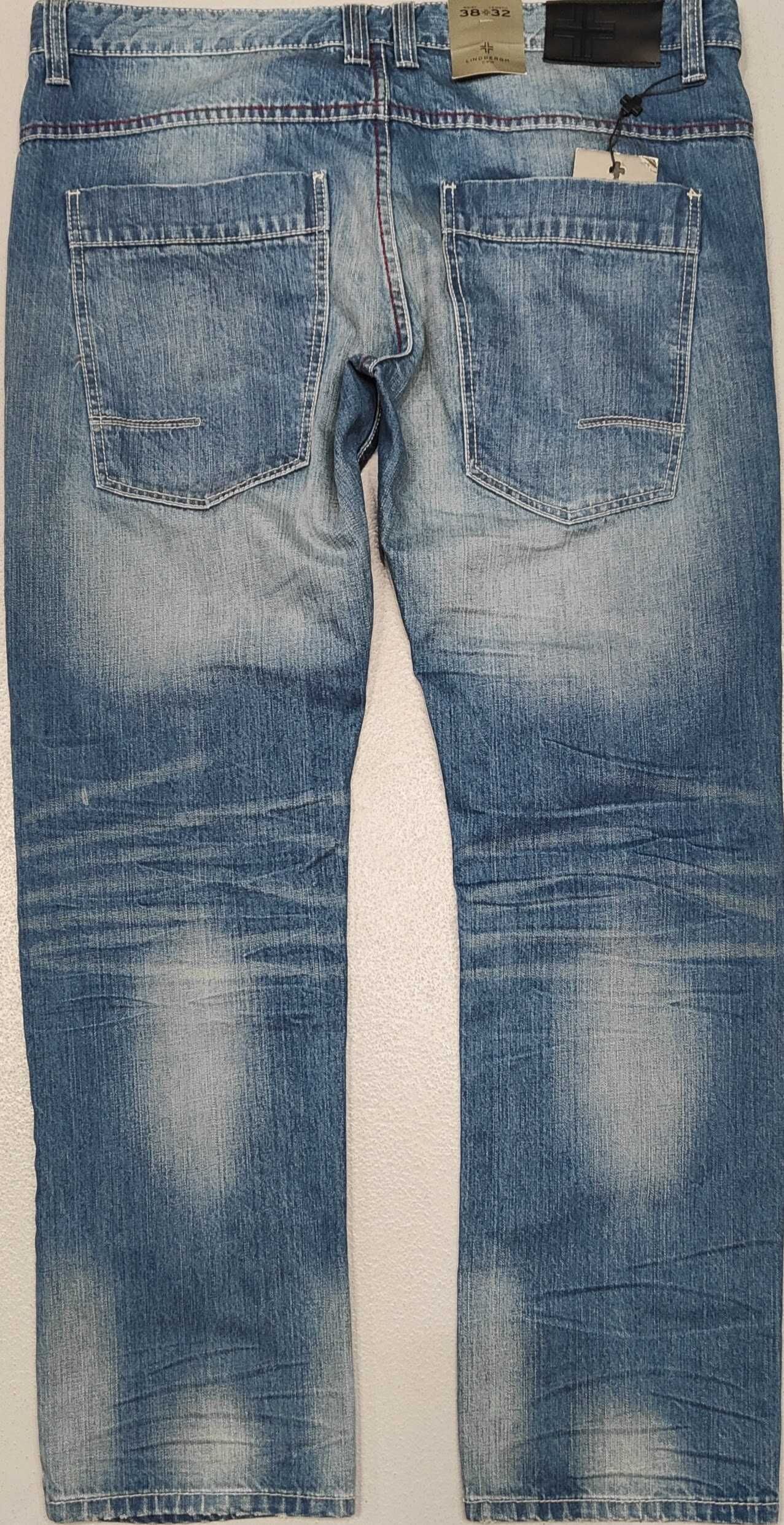 Wr) LINDBERGH męskie spodnie jeansowe Roz.38/32