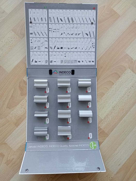 Wzornik profili aluminiowych do szaf INDECO