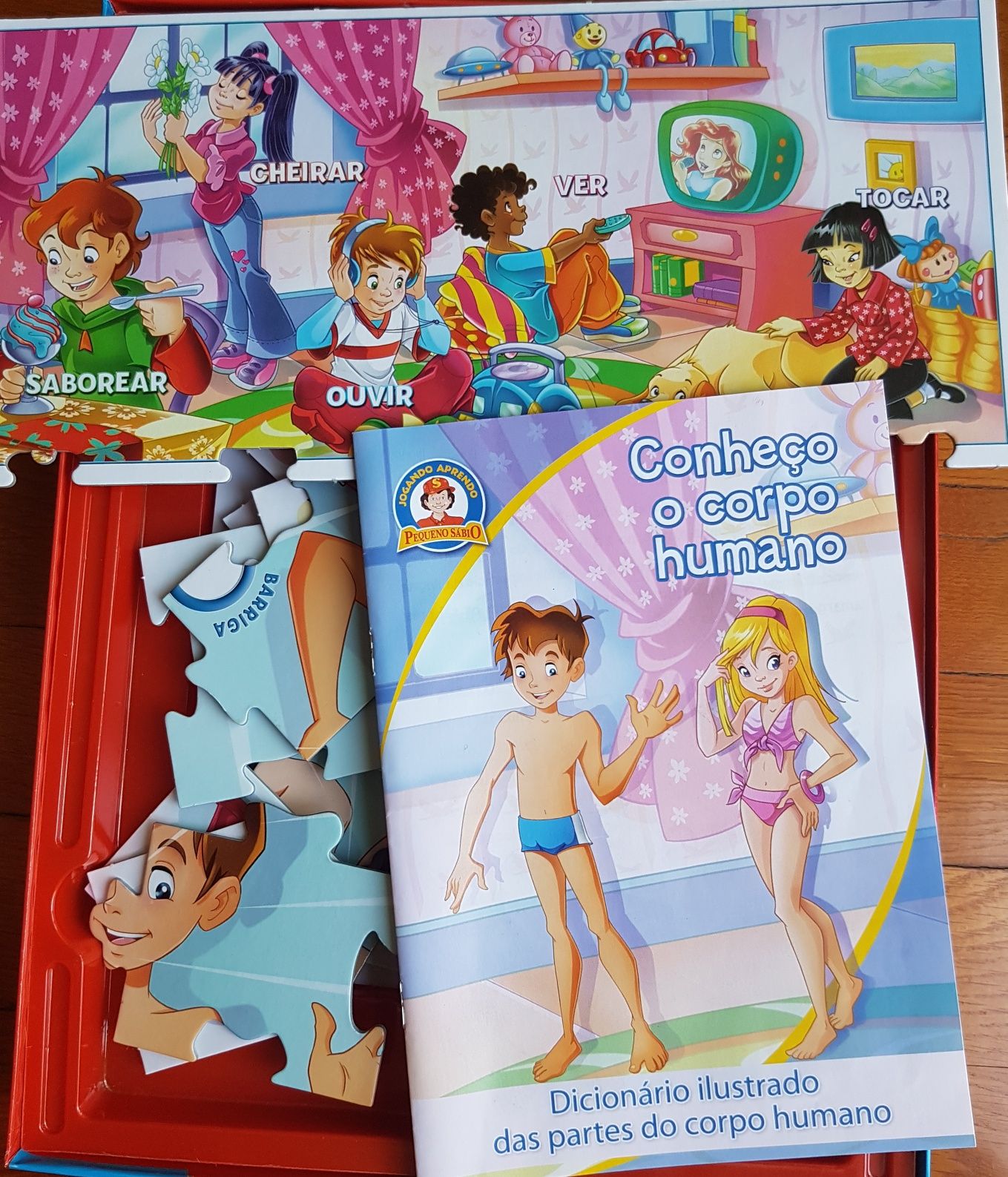 "Conheço o Corpo Humano" Clementoni Jogo Infantil