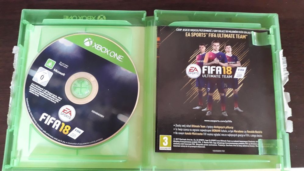 FIFA18 na Xbox one
