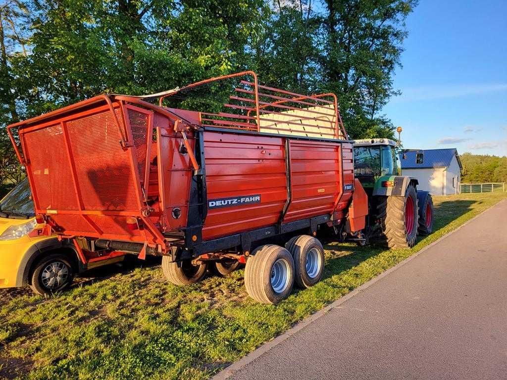 Przyczepa Zbierająca Samozbierająca Deutz-Fahr F327 Walce Noże TANDEM
