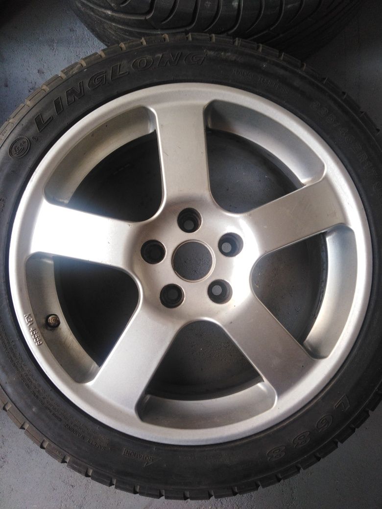 Felgi Renault 17 z oponami 5x108 et45, otwór 60, CMS RSK 306