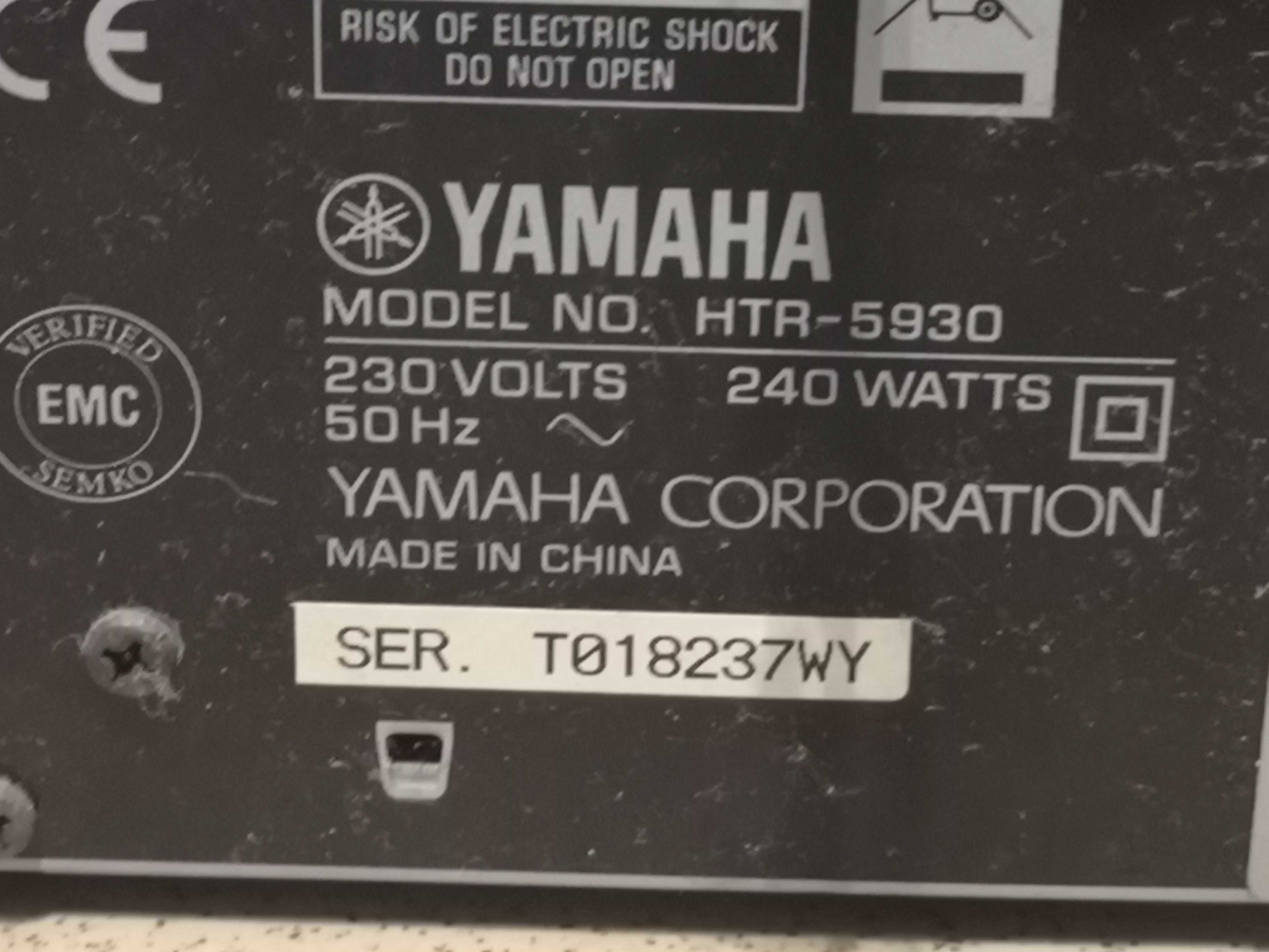 Amplituner YAMAHA HTR-5930 5.1 DT / Nowy Lombard /  Częstochowa