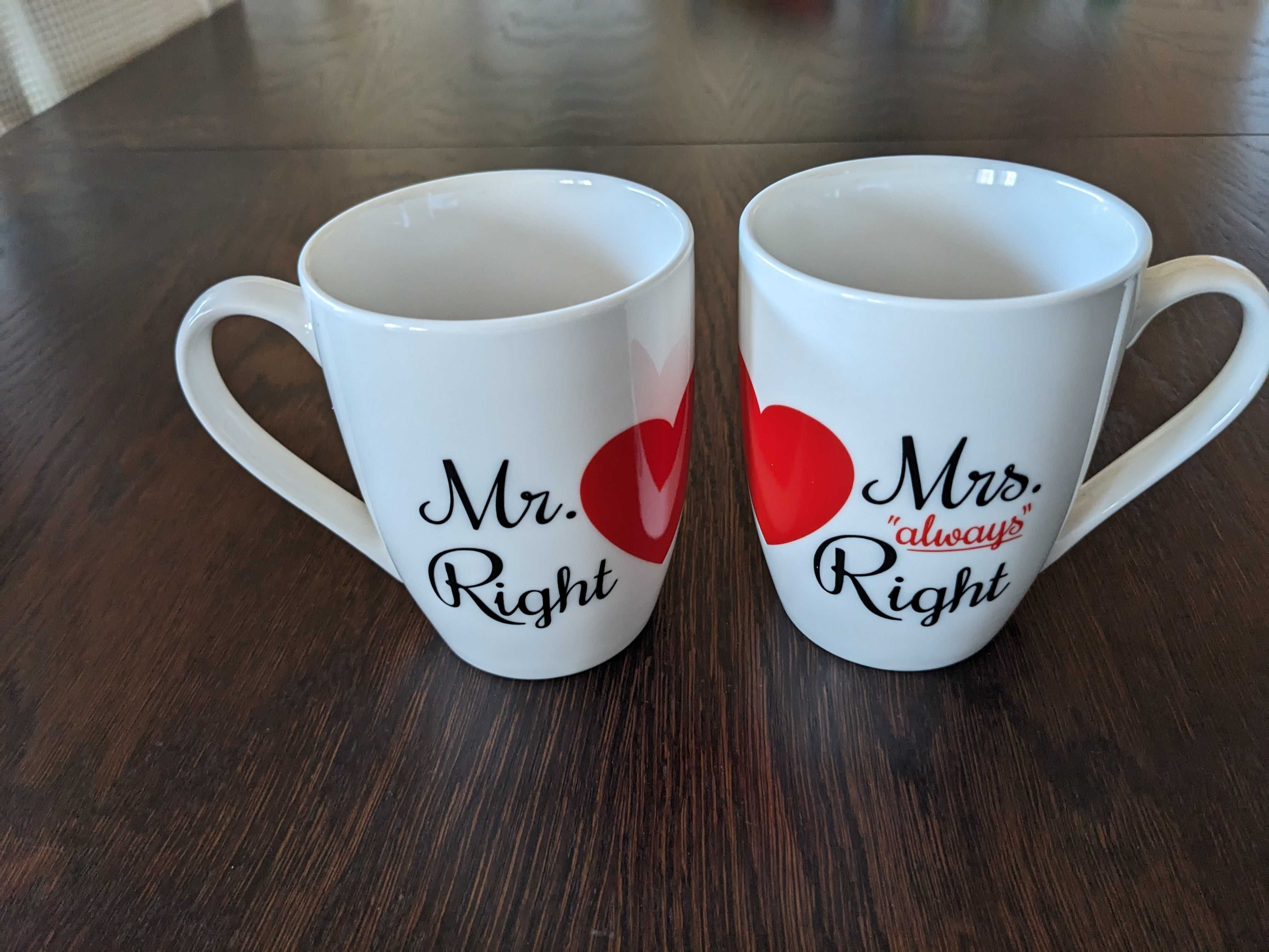 Mr & Mrs Right - Kubki dla pary prezent