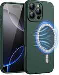 Etui Z Magsafe Iphone 16 Pro Wzmacniane 360° Matowe Case Miękkie ZIELO
