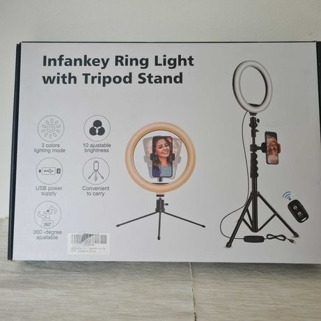 Ring Light / Anel Luz 26cm com tripé