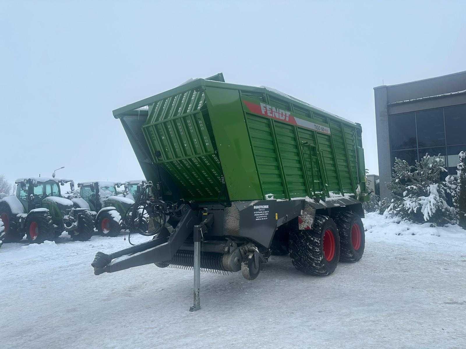 Przyczepa samozbierająca Fendt Tigo 60 PR