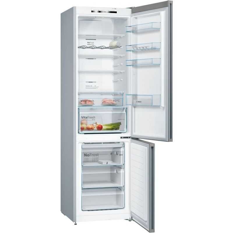 Lodówka Bosch KGN 39VLEB No Frost Wysoka 203cm Inox Nowa Komora Zerowa