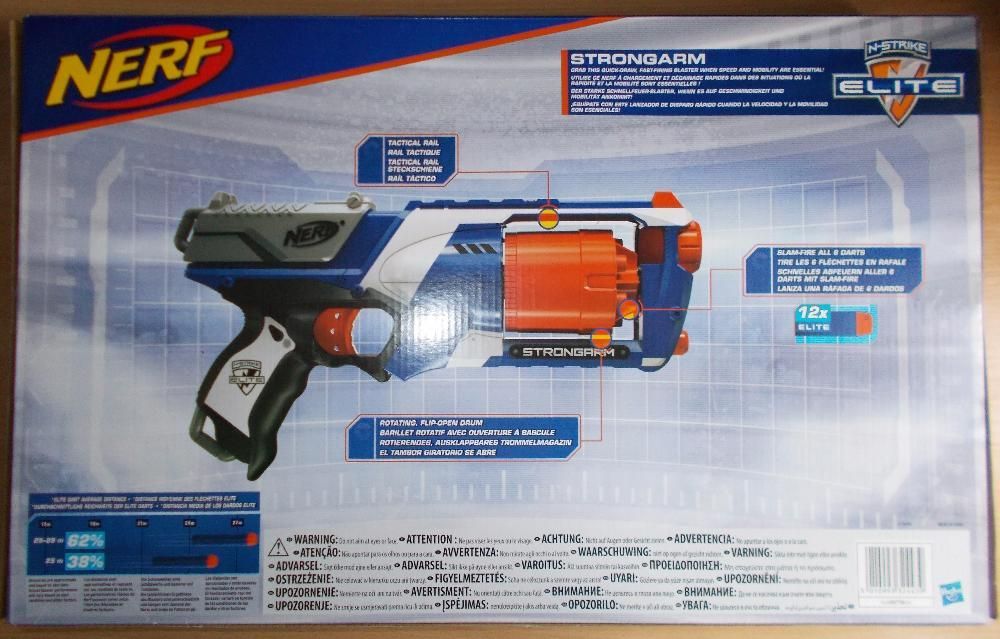 Zestaw NERF STRONGARM A5775 - 2 pistolety + naboje - NOWE