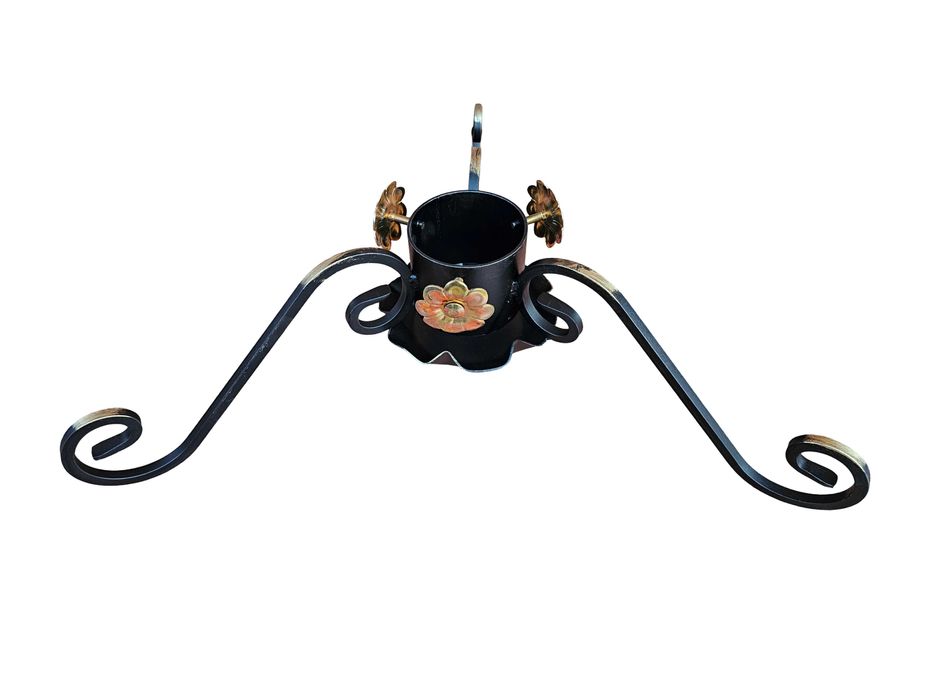 Stojak choinkowy metalowy duży średnica rury 108mm kuty