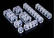 Кубики для Лего, Lego Classic, прозорі