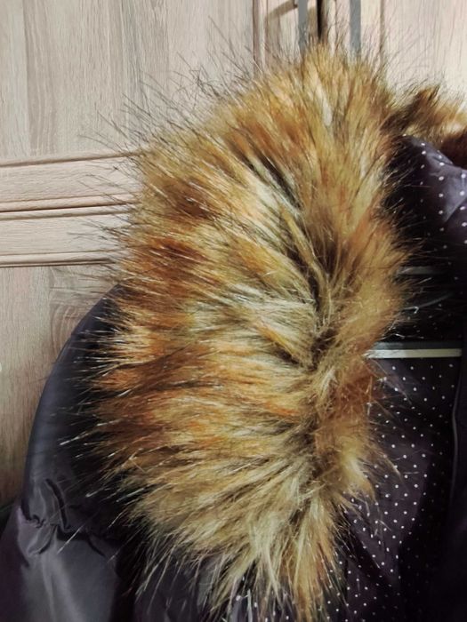 Płaszcz damski zimowy CARRY rozmiar XXL/44 fioletowy