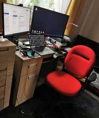 Fotel biurowy obrotowy regulowany Super wygodny i komfortowy JAK NOWY
