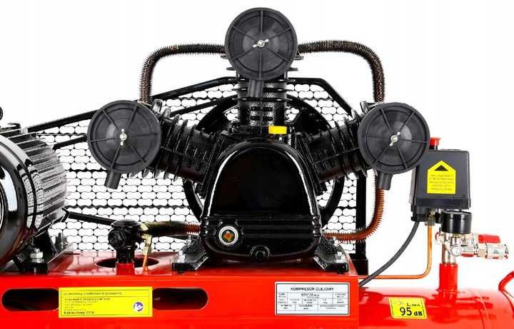 Kompresor Olejowy Sprężarka 100L 8 BAR 5,6KM 3Tłoki 400V New Model