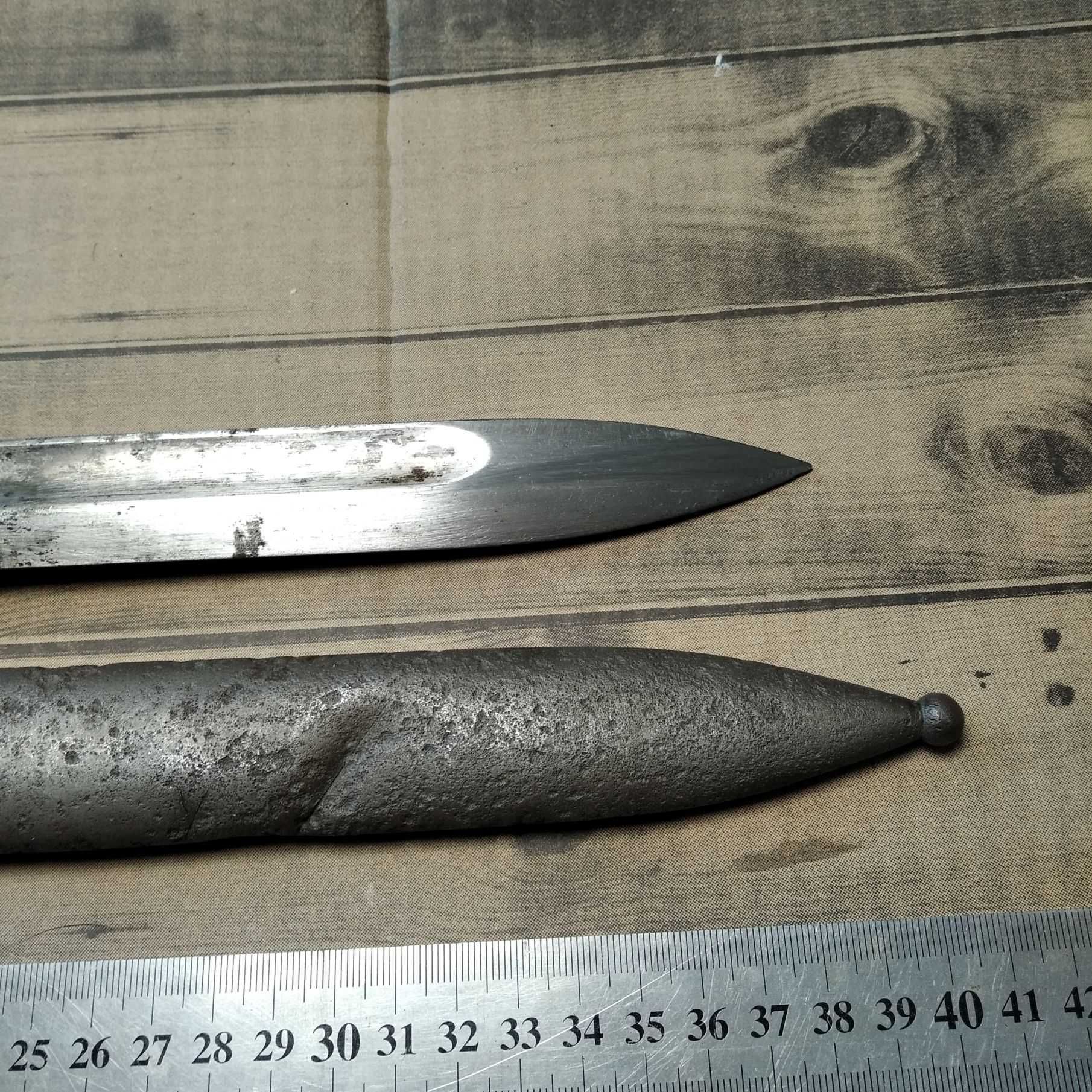 Stary BAGNET PERKUN II Wojna Polska II RP z pochwą