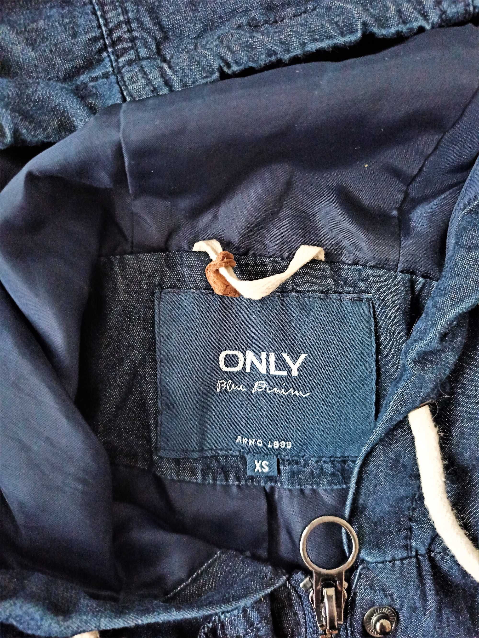 Kurtka, katanka ONLY Blue Denim, rozmiar XS