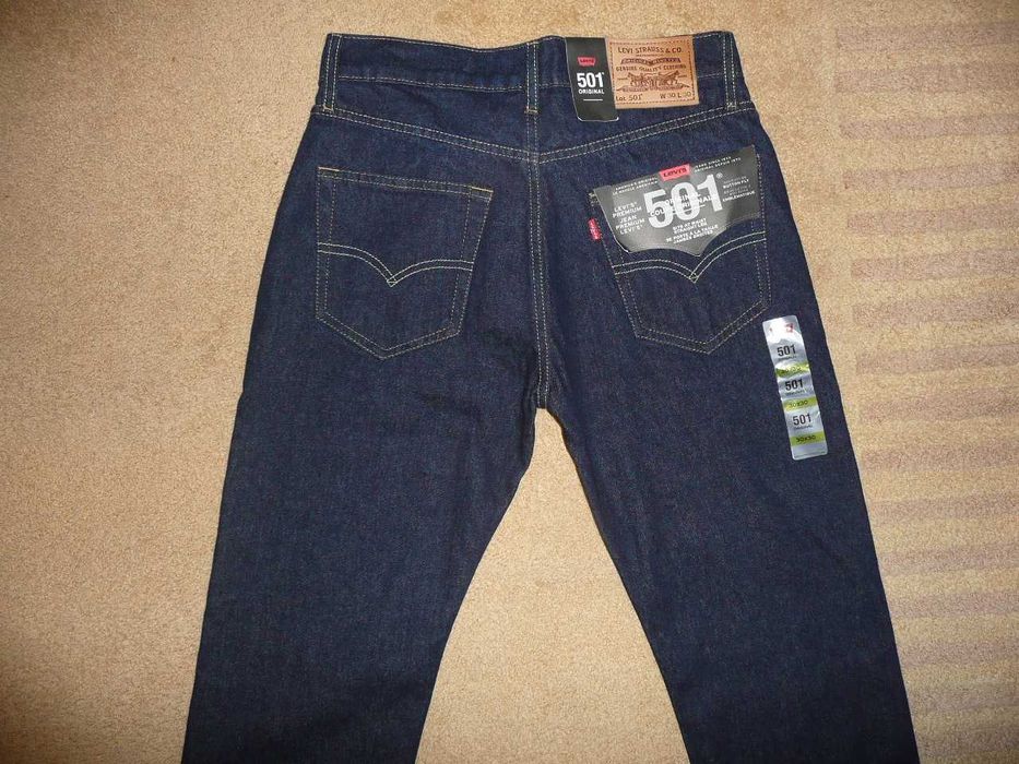NOWE spodnie dżinsy LEVIS 501 W30/L30=40,5/105cm PREMIUM